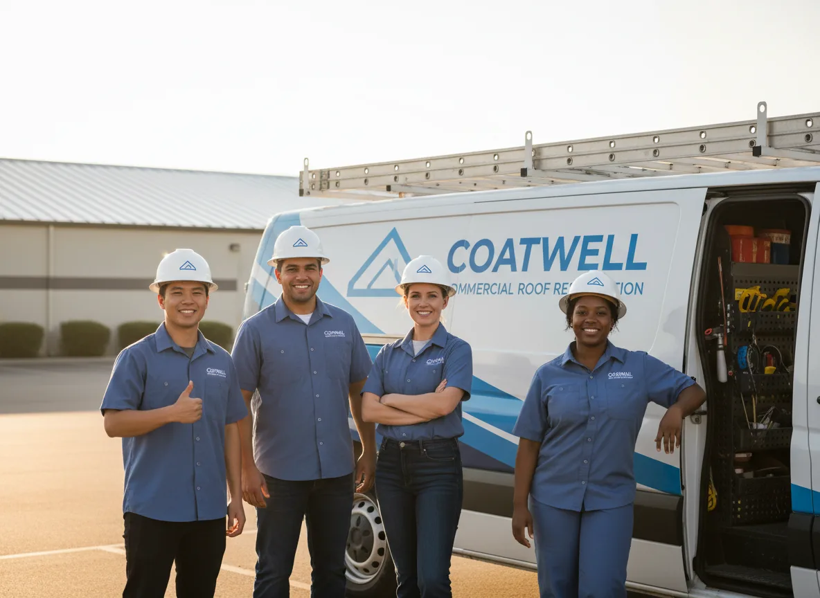Commercial roof coating company in Gerber, CA